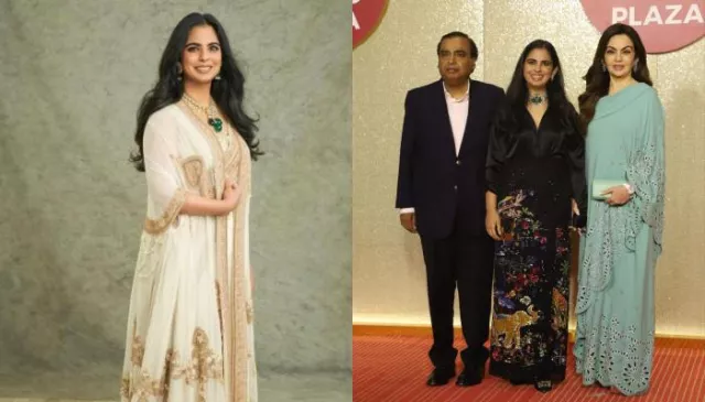 Isha Ambani Slays In A Black Outfit At Jio World Plaza Opening, Poses ...
