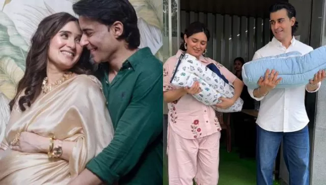 Pankuri Awashty Rode Pankhuri Awasthy-Gautam Rode Make First Appearance With Their Twin ...