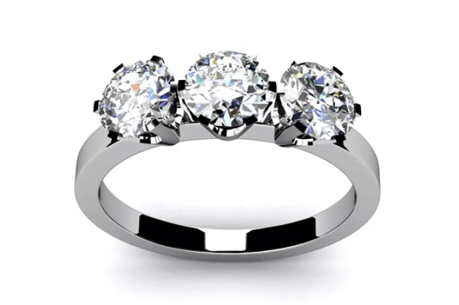 round engagement rings