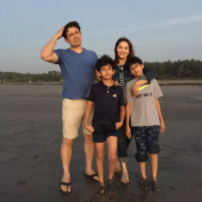 Madhuri Dixit And Sriram Nene