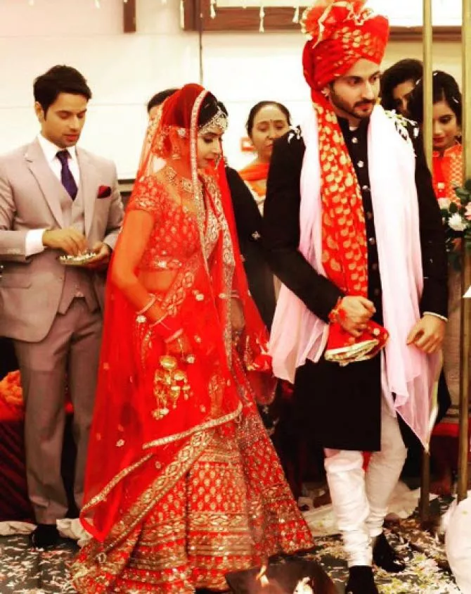 Dheeraj Dhoopar and Viny Arora: Wedding day