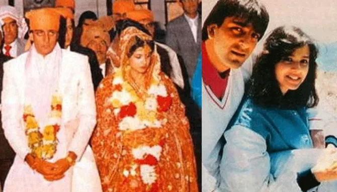 Sanjay Dutt and Richa Sharma wedding