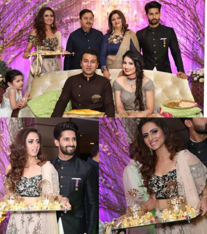 Pulkit Mehta and Charu Sachdeva engagement