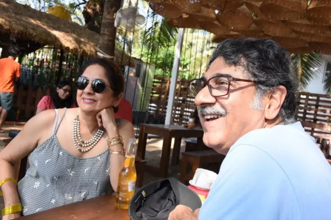 Neena Gupta and Vivek Mehra