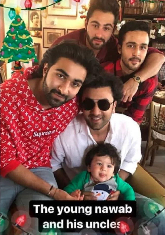 Taimur at Kapoor Christmas Party