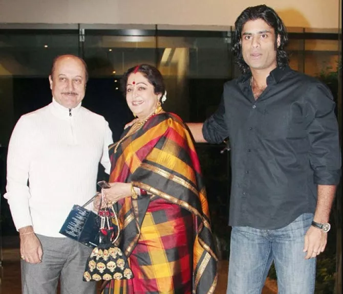 Anupam Kher And Kirron Kher