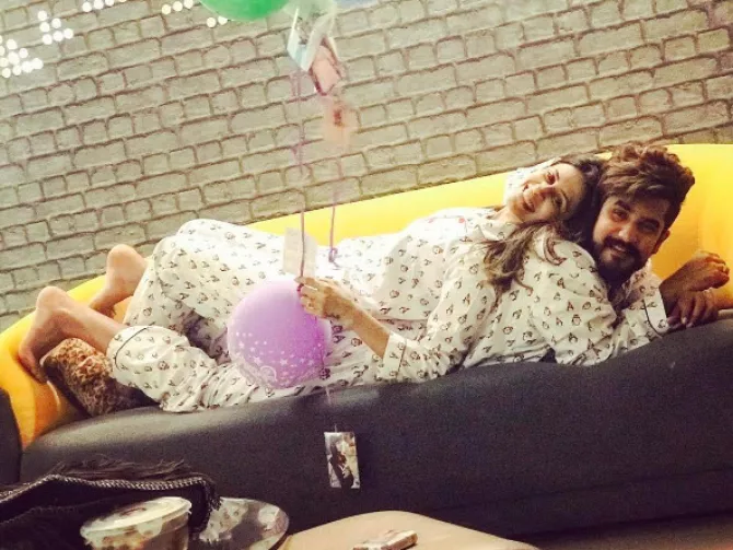 Suyyash Rai and Kishwer Merchant