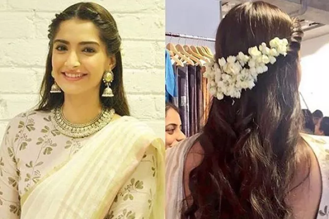 10 Gorgeous Gajra Hairstyles To Dazzle At Your Bestie's 