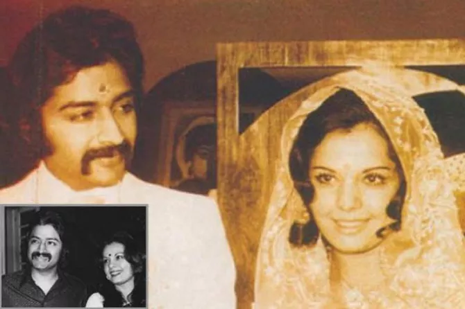 Mumtaz with husband