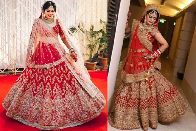 6 Amazing Ways To Drape Your Bridal Lehenga Dupatta And 