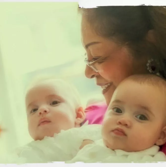 Hiroo Johar With Yash And Roohi