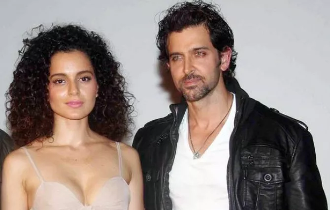 Kangana Ranaut and Hrithik Roshan