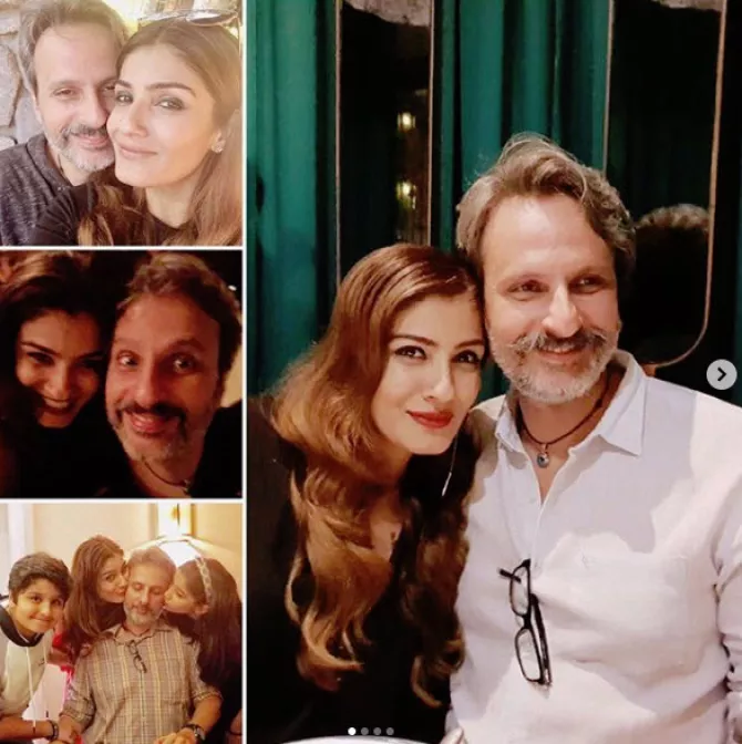 Raveena tandon birthday wish for husband anil Thadani is pure love