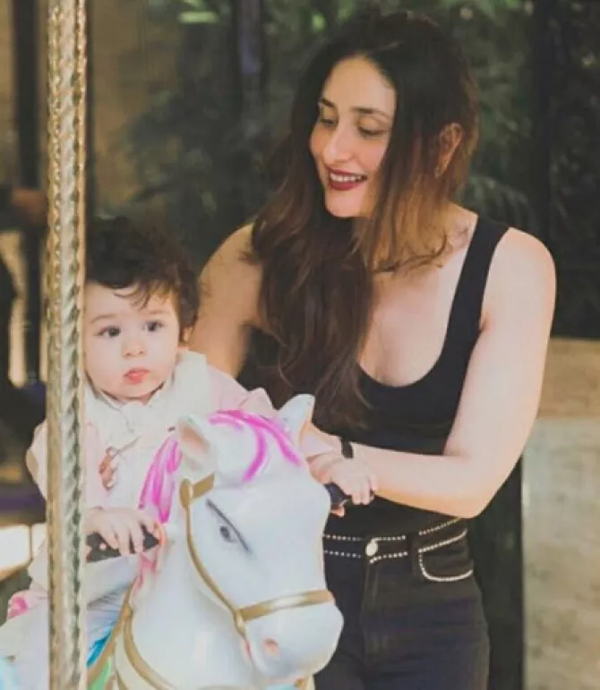 Kareena Kapoor Khan and Taimur Ali Khan