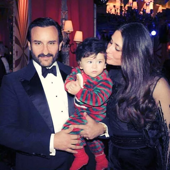 Kareena Kapoor Khan, Saif Ali Khan and Taimur Ali Khan
