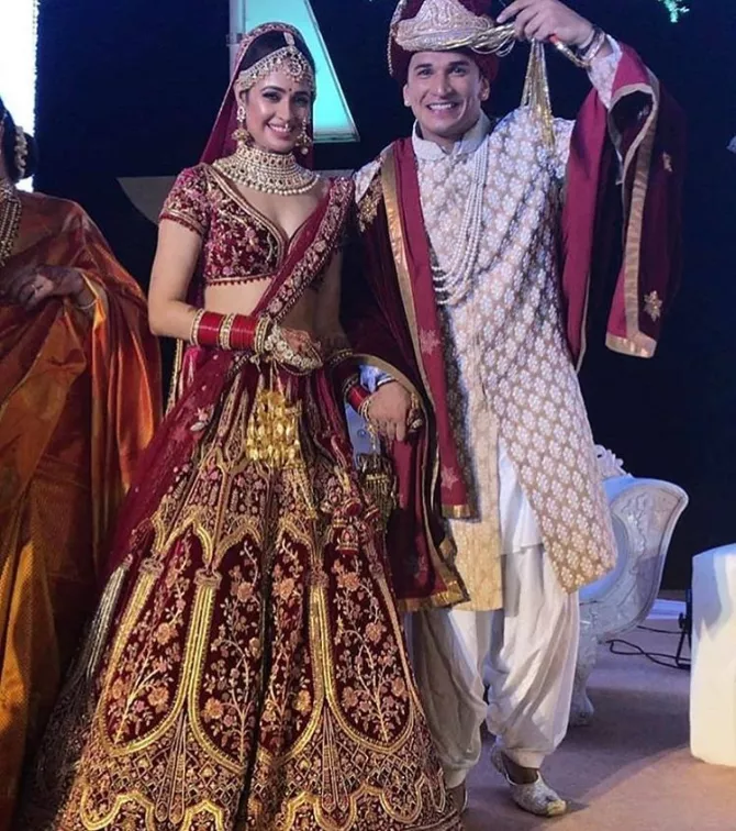 Prince Narula and Yuvika Chaudhary