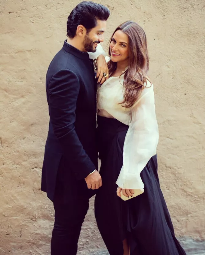 Neha Dhupia and Angad Bedi