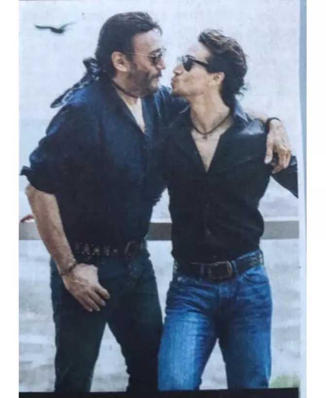 Tiger Shroff and Jackie Shroff