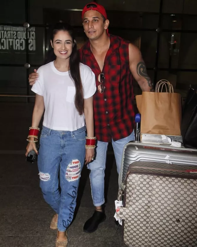 Prince Narula and Yuvika Chaudhary