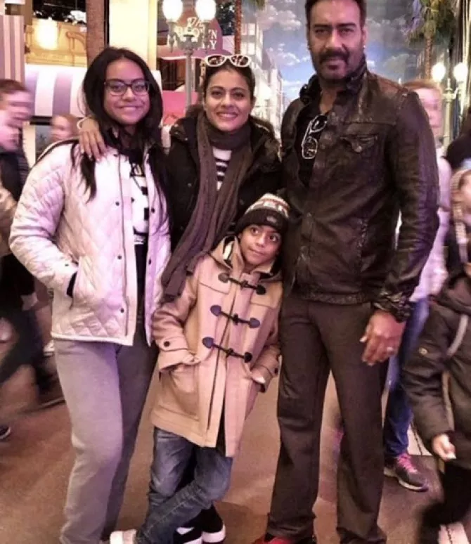 Kajol Family Picture