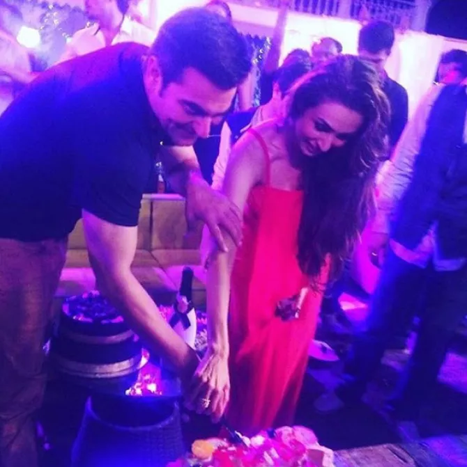 Arbaaz and Malaika