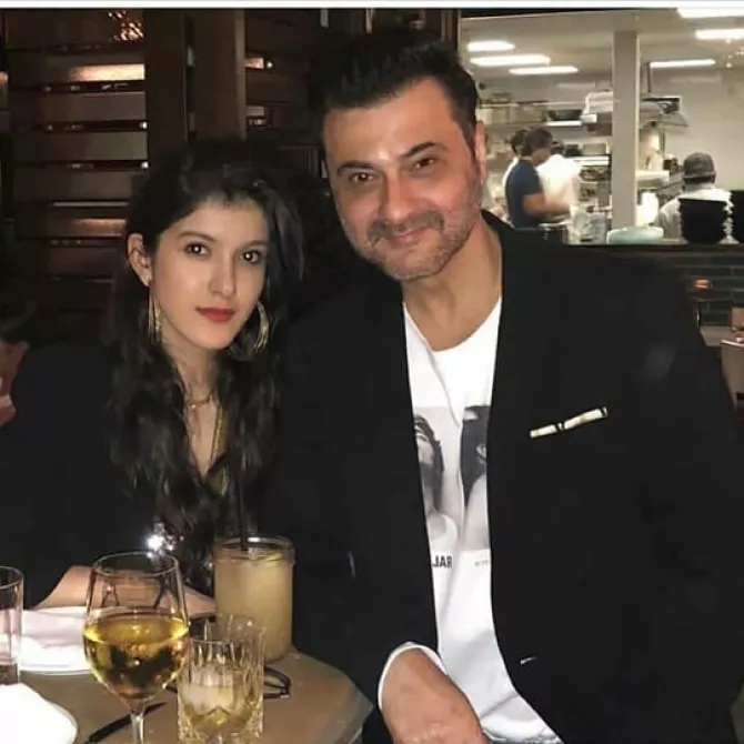 Shanaya Kapoor and Sanjay Kapoor
