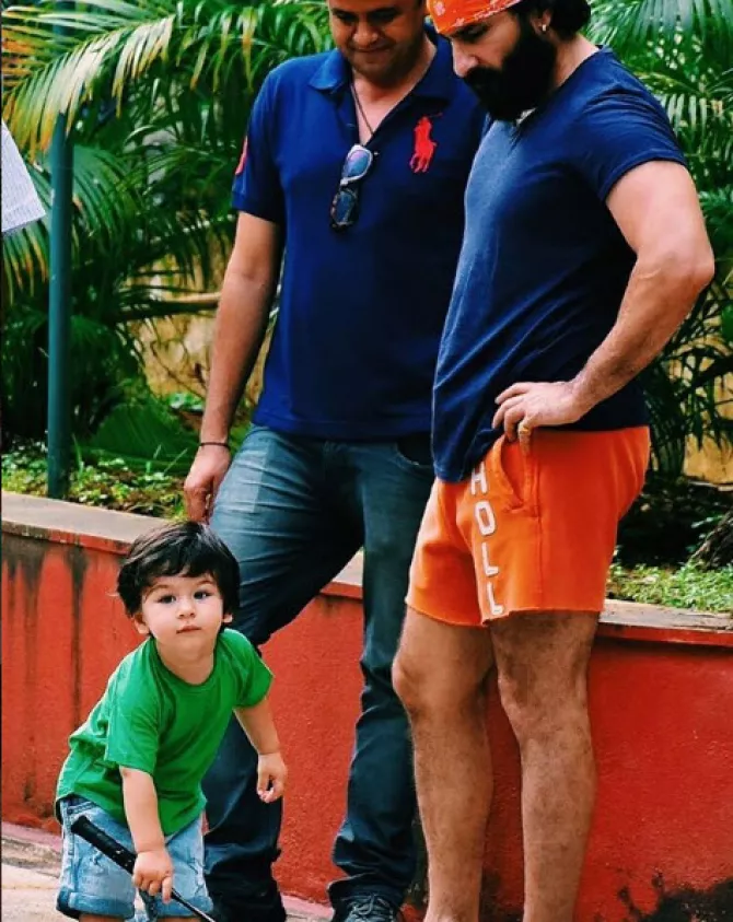 Saif and Taimur