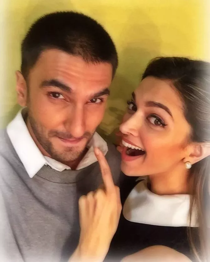 Ranveer Singh and Deepika Padukone