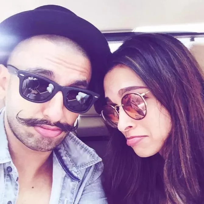 Ranveer Singh and Deepika Padukone