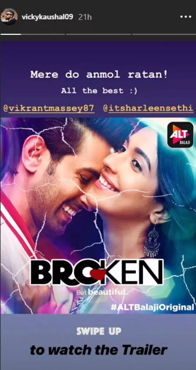 Vicky Kaushal comments on Harleen Sethi's web series