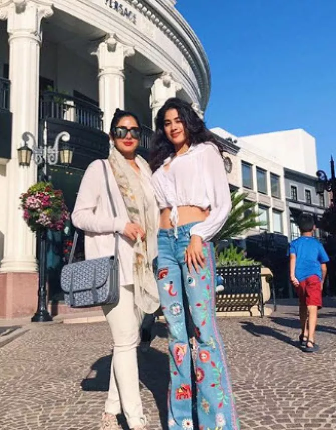 Sridevi and Janhvi
