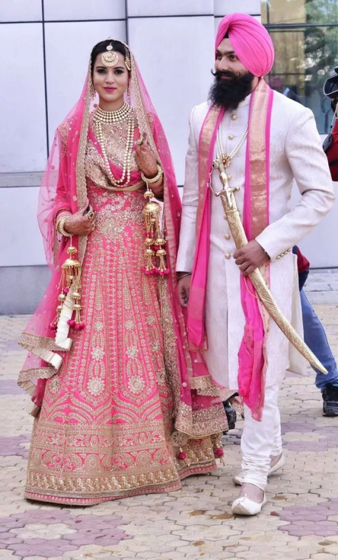 punjabi marriage dress for girl