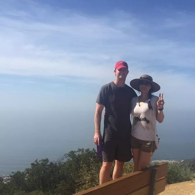 Preity Zinta and Gene Goodenough