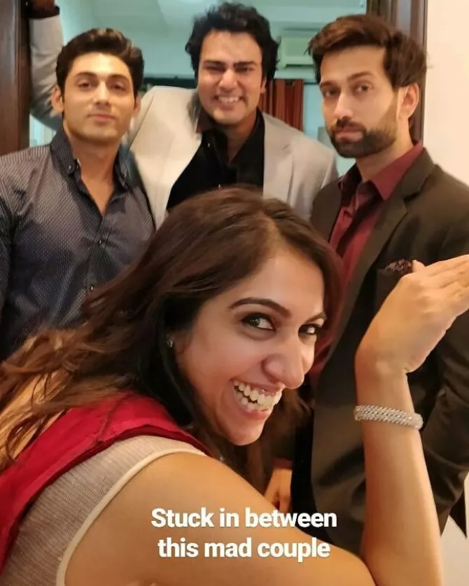 Alekh Sangal And Nazneen Dharamsey Engagement Ceremony