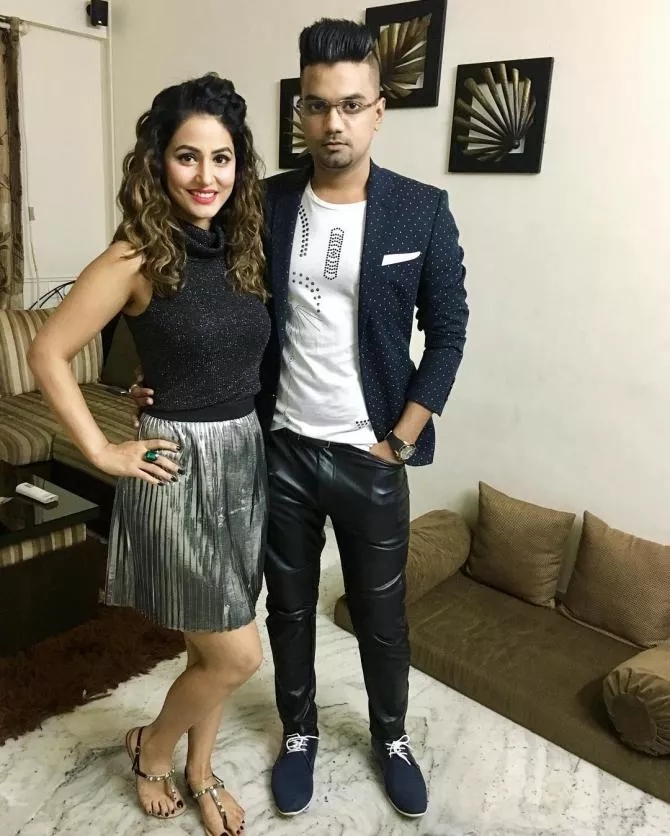 Hina Khan and Rocky Jaiswal