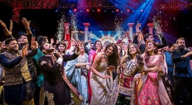 Nickyanka sangeet ceremony