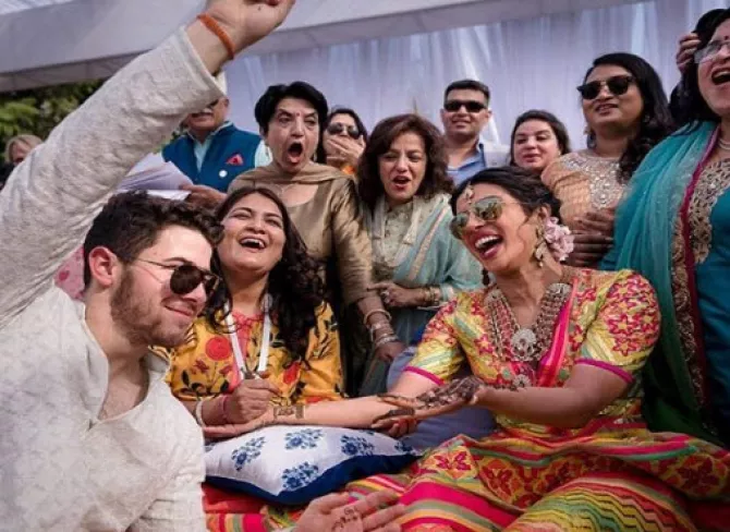 Priyanka̢̢̮ââ¬Å¡Ã¬Ã¢ââ¬Å¾Ã¢s haldi and mehendi