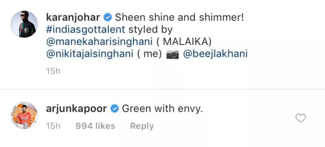 Karan Johar, Arjun Kapoor and Malaika Arora