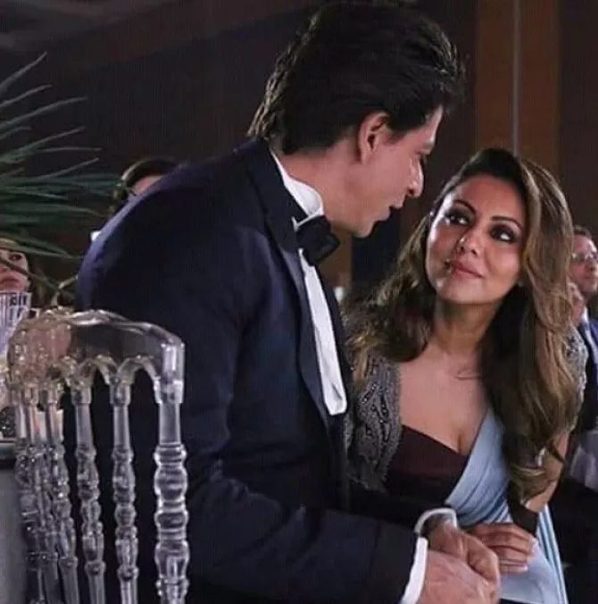 Shah Rukh Khan and Gauri Khan