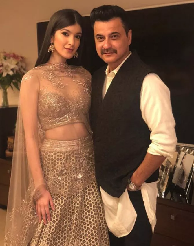 Sanjay and Shanaya Kapoor