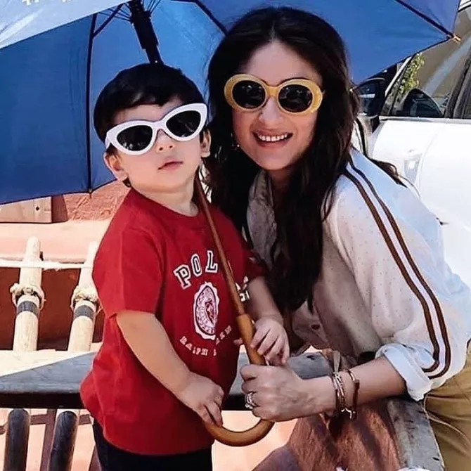 Kareena Kapoor Khan and Taimur Ali Khan
