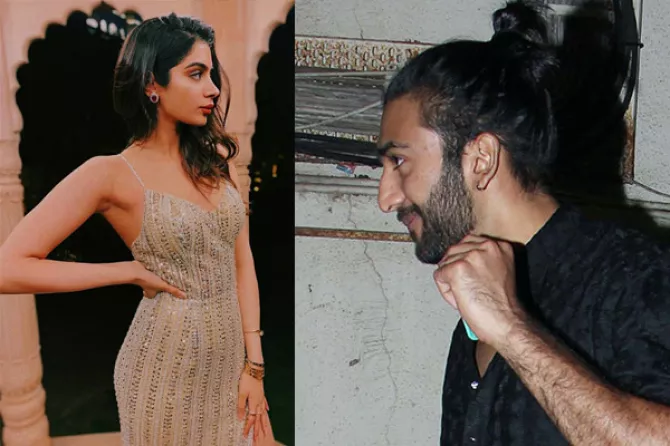 Mizaan Jaffrey and Khushi Kapoor