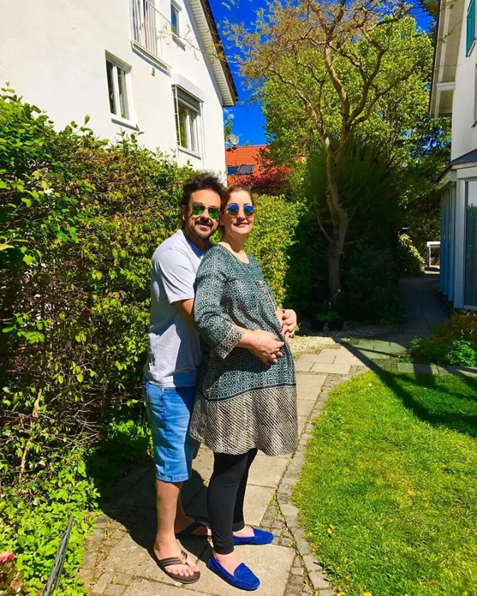 Adnan Sami and Roya Faryabi