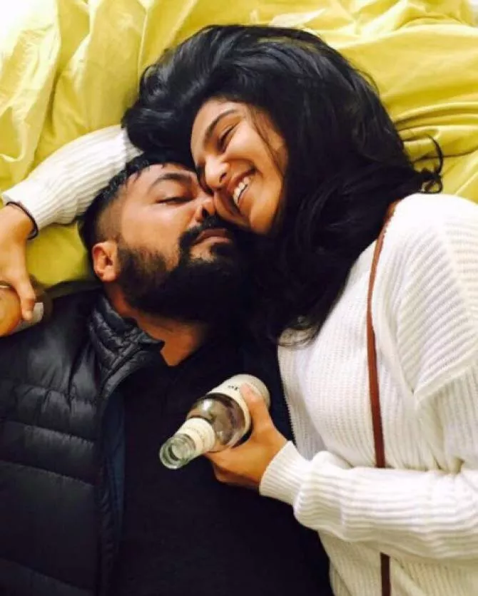 Anurag Kashyap and Shubhra