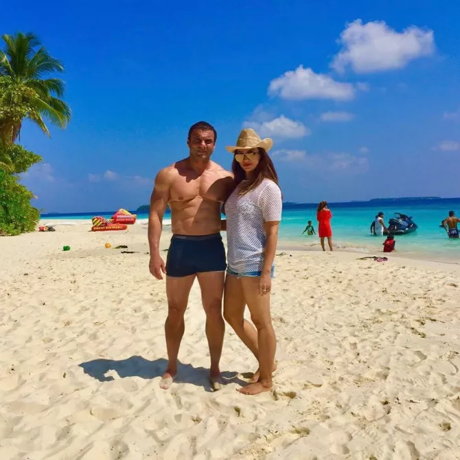 Sohail Khan and Seema Khan