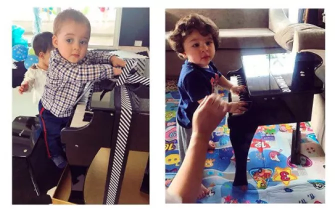 Yash Johar and Taimur Ali Khan