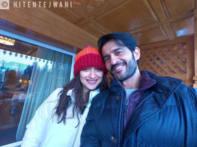 Gauri Pradhan and Hiten Tejwani
