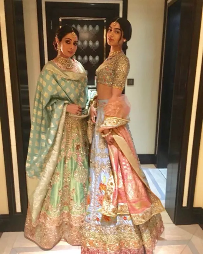 Sridevi and Khushi Kapoor