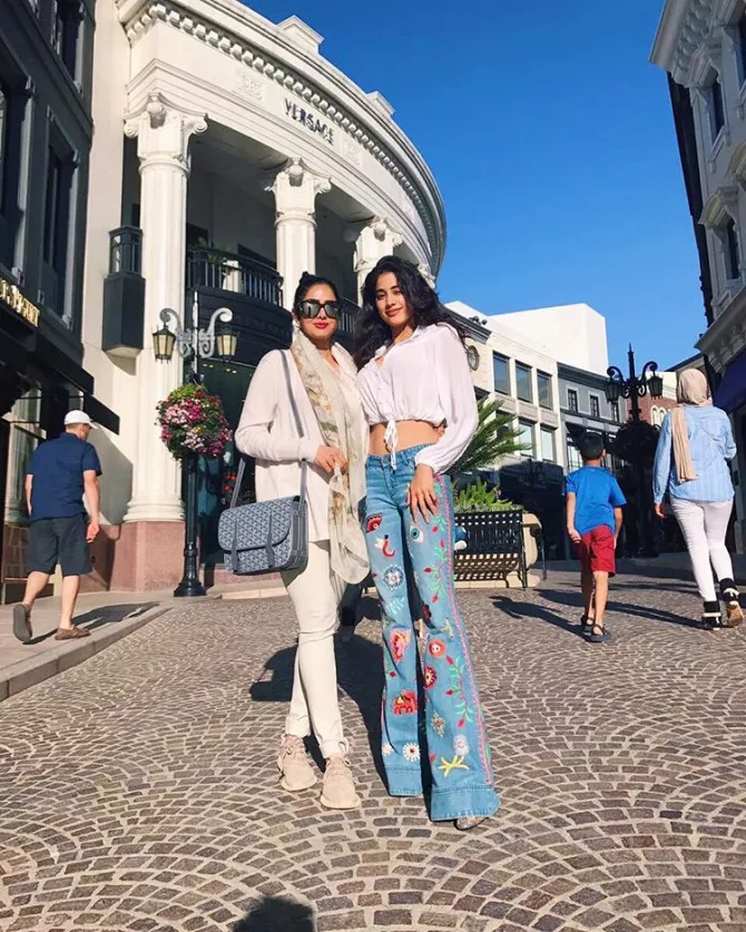 Sridevi Kapoor and Janhvi Kapoor
