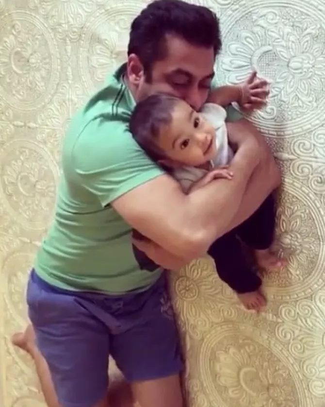 Salman Khan and Ahil
